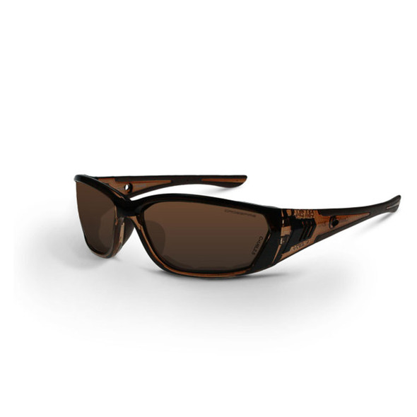 Crossfire 710 Brown Frame Brown Lens Anti-Fog Safety Glasses 35117 - Box of 12